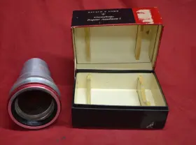 Dr5604 Bausch Lomb And Cinemascope Projector Attachment I Anamorphic Lens Excellent Dr5604 Bausch Lomb And Cinemascope Projector Attachment I Anamorphic Lens Excellent