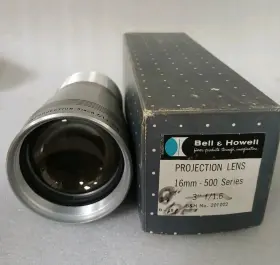 201002 Bell And Howell Large Barrel Projection Lens 3-inch F/1.6 For 16mm Projectors Exc 201002 Bell And Howell Large Barrel Projection Lens 3-inch F/1.6 For 16mm Projectors Exc