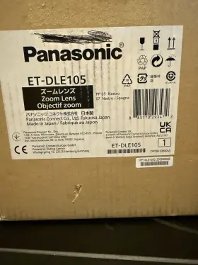 Et-dle105 Panasonic Projection Zoom Lens Dlp Brand New Open Box For Pictures