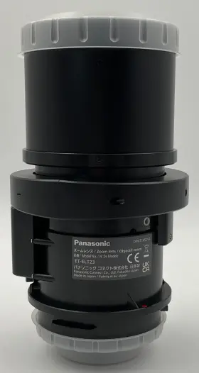 Et-elt23 Panasonic Etelt23 Projector Zoom Lens 3lcd 74.8-118.2mm Long Throw Motorized