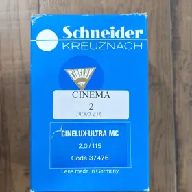 37476 Schneider Kreuznach Cinelux-ultra Mc 2/115mm Projection Lens Nib