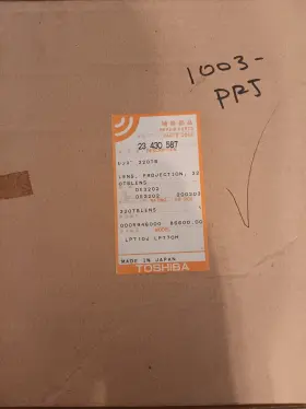 Pl13116 Toshiba Tlp711 Projector Replacement Lens For Model