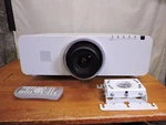 Panasonic PT-EW630U Projector 5500 Lumen With Remote & Ceiling Mount Used. Price: $349.99.