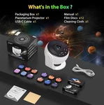 Galaxy Projector For Bedroom Film Disc Star Kid 12 In Planetariu New. Price: $30.00.
