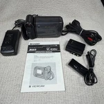 Sharp Viewcam VL-E35U 8MM Lcd Camcorder Zoom Hi-fi Monaural With Box Manual Used. Price: $129.99.