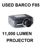 Barco F85 1080P 11000 Lumen - 459 Hours Large Venue Projector W/ EN24LENS Used. Price: $1319.00.